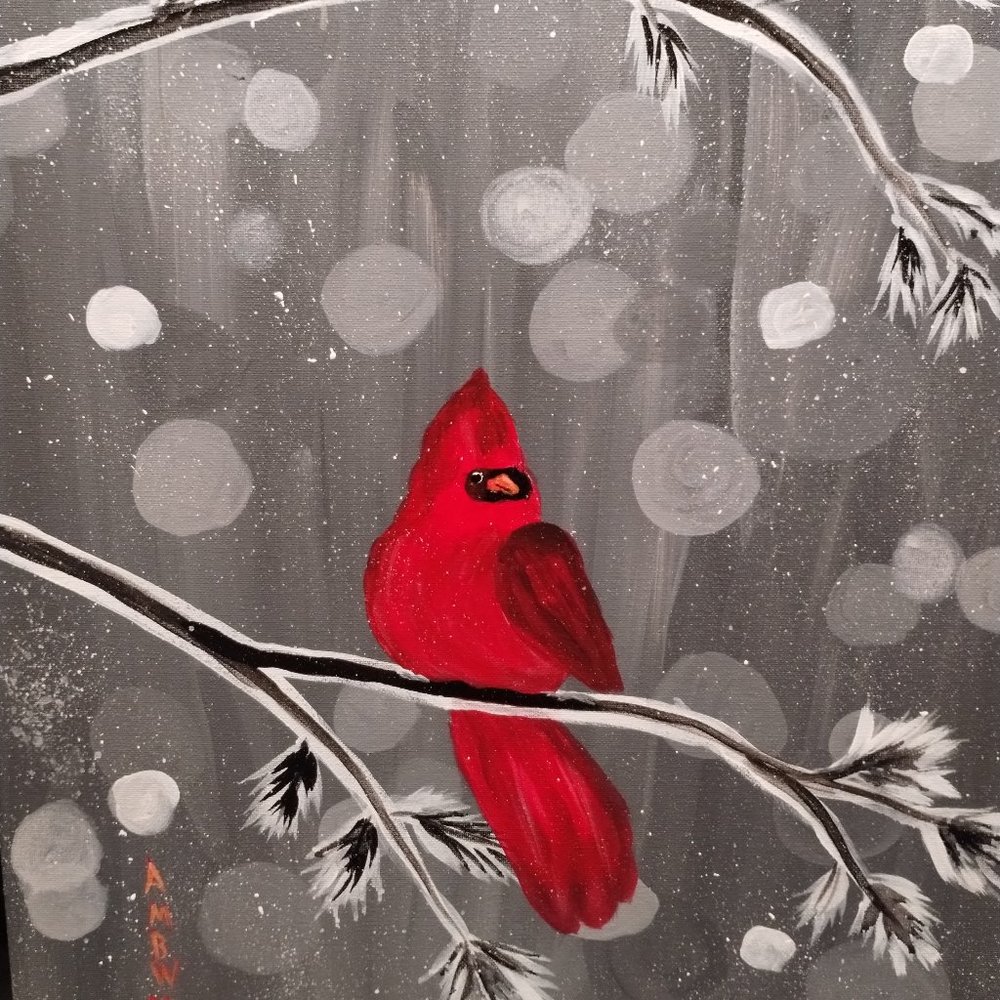 Snow Cardinal